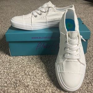 Blowfish Malibu canvas Shoes white Sz 8